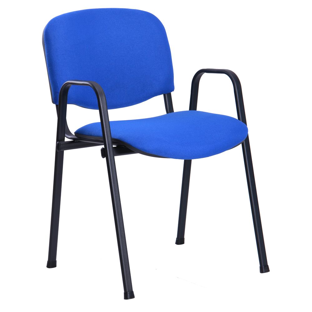 Стілець офісний AMF Ізо В чорний А-20 (011203) оббитий тканиною